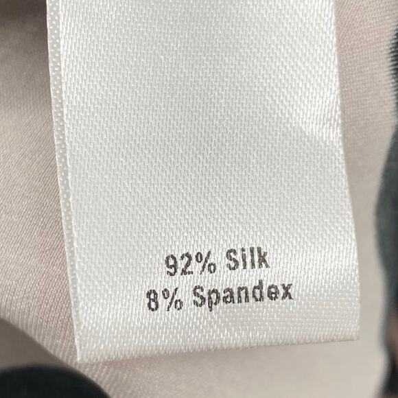 Megan Renee Organic Silk Shirt Dress Leopard Animal Print Belted Pink Black 2X - Picture 7 of 8